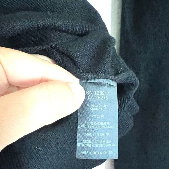 Nili Lotan Shaelyn Cashmere Sweater - Black Size XS - Picture 12 of 12